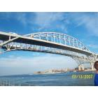 Port Huron: The Blue Water Bridges in early March 07