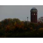 Manistique: Old water tower in Manistique, MI