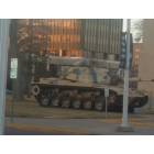 Amarillo: : An Army tank in the middle of Downtown