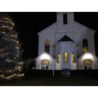 Lewistown: First Presbyterian at Night