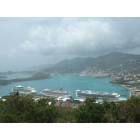 Houlton: Overlooking Our Cruise Ship Returning To Harbor In St Thomas
