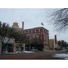 Eastland: Eastland, TX - A view from the town square in winter.