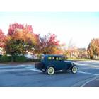 Cary: Antique car, downtown Cary