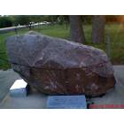 Neelyville: Rock found in Little Black River in the 1980's. It was originally thought to be a meteorite. Less than half of the rock was removed from the river. Further investigation proved that it was a counterweight for a dreadging machine that was typically used during the 1930s and 40s.