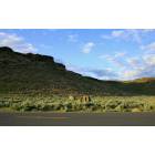 Drewsey: Hwy 78 under the Rimrock...