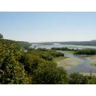 Potosi: Overlooking the Mississippi from the bluffs north of Potosi