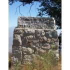 Crestline: 101 Mile Drive Marker in Arrowhead Highlands, outside of Crestline