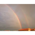 Sierra Vista: double rainbow in northeast Sierra Vista