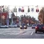 Whitesboro: Christmas lights on Main Street