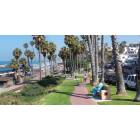 San Clemente: This is a panoramic view of downtown San Clemente taken on a February day in 2008