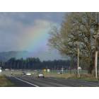 Hillsboro: Rainbow over Evergreen Road