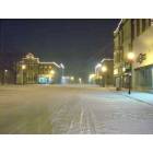 Chillicothe: The Square during a Christmas 2007 Blizzard