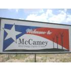 McCamey: Welcome Sign In McCamey Texas