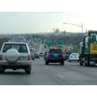 Fort Worth: : Driving southbound on I-35W in Downtown