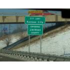 Kansas City: : KC City Limit/Entering Jackson County sign on Hwy 71