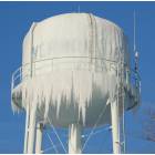 Ice covered Water Tower