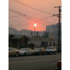 Long Beach: : Sunset during wild fires