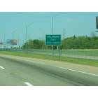 Oklahoma City: City Limit sign on I-35