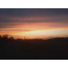 Pittsville: sunset over Pittsville, Maryland