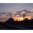 Wilton: Sunset View - Duffe Grain Elevator 2005