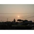 Rodeo: Smokey sunrise from all the fires in California
