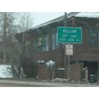 Dillon: Dillon City Limit sign on US 6