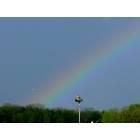 Clarksville: Rainbow outside 113 N. 1st