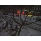 Hoboken: Washington Street during a blizzard.