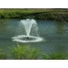 Bel-Ridge: Fountain in the Gutknecht Arrowhead Park lake