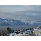 Manson: Scenic view of Cascades Mountains and Lake Chelan in Manson, WA