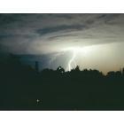 Altadena: Lightening storm above Canyon Ridge Drive in the Meadows