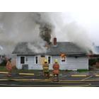 Olympia: House burn, adjacent  The Merc, Boston Harbor Road Nov 2006