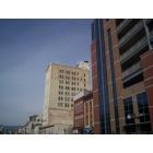 Scranton: : A view of the First Liberty Bank Plaza on lackawanna Avenue in Downown Scranton