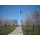 Rochester: : Flagpole at Ontario Beach Park - Lake Ontario