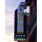 Kansas City: : Sign for the Blue Room looking to the West - Kansas City