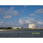 Gulfport: Looking east towards the casino across west side pier