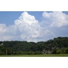Knoxville: : Picture of clouds over field at Island Home Park in South Knoxville, TN