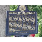Collierville: Civil War Battle in Collierville marker
