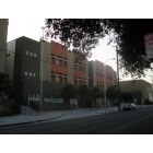 Maywood: The side of Maywood Academy High School in Maywood, CA