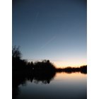 Orchard Park: Green Lake Sunset 04-23-09, 7:37 PM