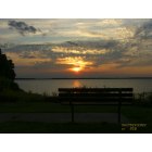 Erie: : Erie bay sunset from east side access boat launch