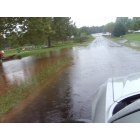 Hooks: : Driving through water toward Twin Oaks
