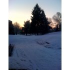 Enola: Sunrise in Enola after Snow