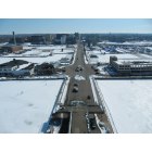 Erie: : Erie Downtown from Bicentinial Tower - Winter Season
