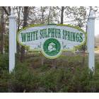 White Sulphur Springs: Welcome Sign