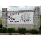 Thomasville: Thomasville High School sign