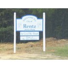 Rentz: City of Rentz welcome sign