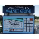 Walnut Grove: Welcome sign in Walnut Grove