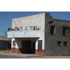 Sierra Blanca: The State Movie Theater, now closed