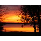 Seven Points: Sunrise over Cedar Creek Lake 12/6/10 Seven Points, TX